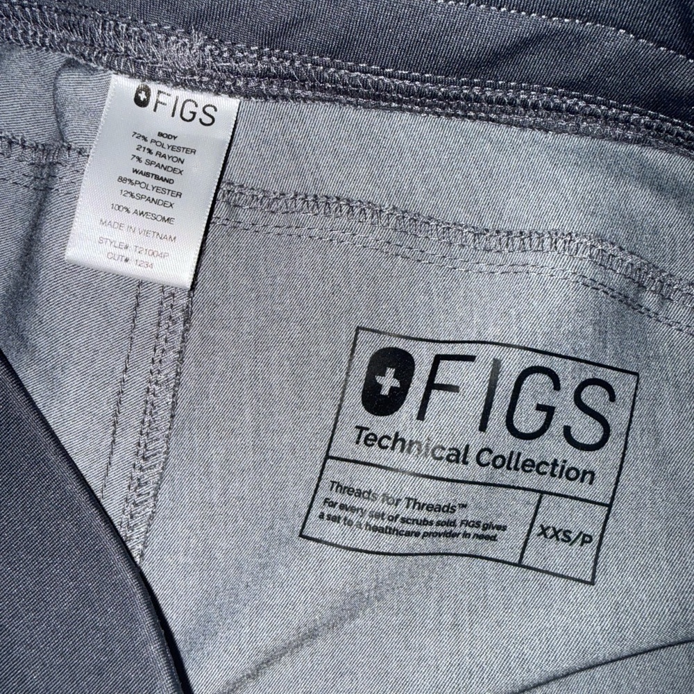 FIGS Cade Cargo Scrub Pants– Petite XXS ✨ - Picture 5 of 5